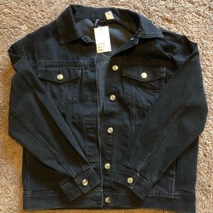 H&M Black Denim Jacket